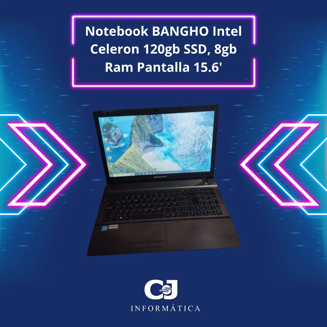 Notebook Bangho 15.6 reacondicionado